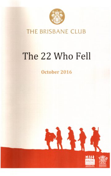 The 22 Who Fell